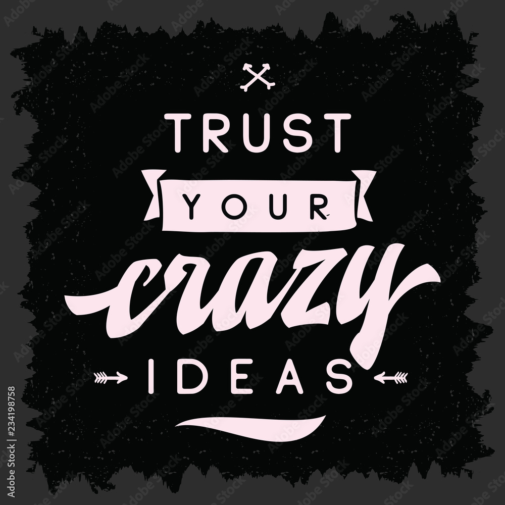 Obraz premium Typography for t shirt or sweatshirt printing and embroidery. Print for tee. Inspirational quote, motivation.