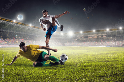 Football hottest moments. Mixed media © Sergey Nivens
