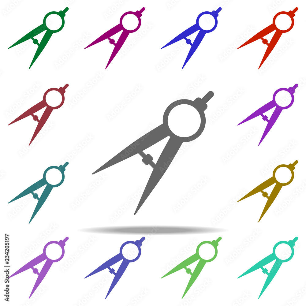 scribed compasses icon. Elements of University life in multi color style icons. Simple icon for websites, web design, mobile app, info graphics scribed compasses icon. Elements of University life in multi color style icons. Simple icon for websites, web design, mobile app, info graphics