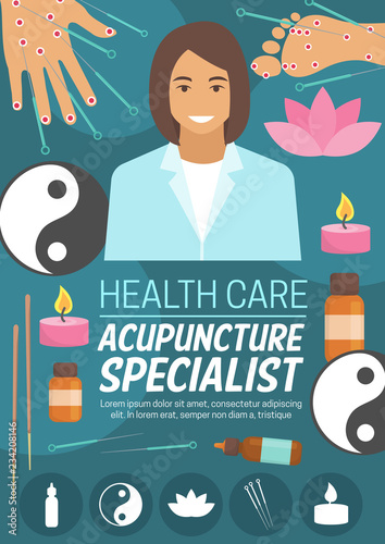 Medicine or spa, acupuncture doctor