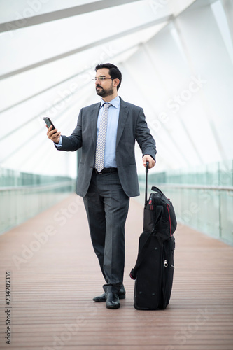 arab businessman on a phone