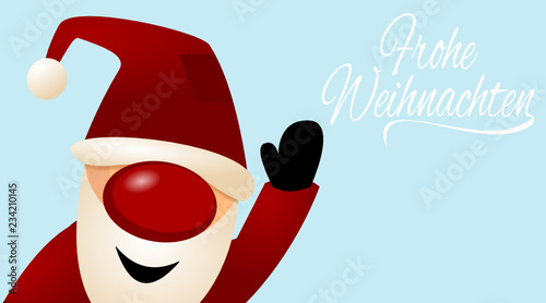 Frohe Weihnachten mit Santa Claus