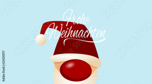 Frohe Weihnachten mit Santa Claus