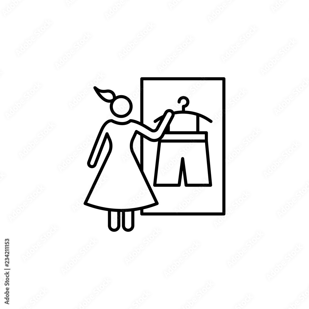 closet, gay, homosexual icon. Element of gender Identity icon. Thin line icon for website design and development, app development. Premium icon closet, gay, homosexual icon. Element of gender Identity icon. Thin line icon for website design and development, app development. Premium icon
