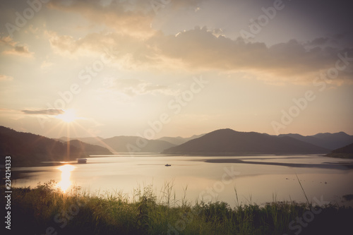 landscape at Mae Kuang Dam