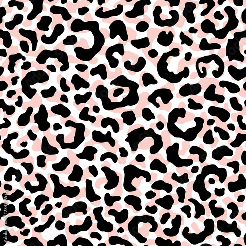 Pastel leopard fur seamless pattern. Wild exotic animal print design.  Wallpaper for apparel, textile, wrapping paper, etc. Vector design. Stock  Vector | Adobe Stock