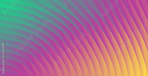 Abstract spiral neon color background. Abstract vector illustration, horizontal.