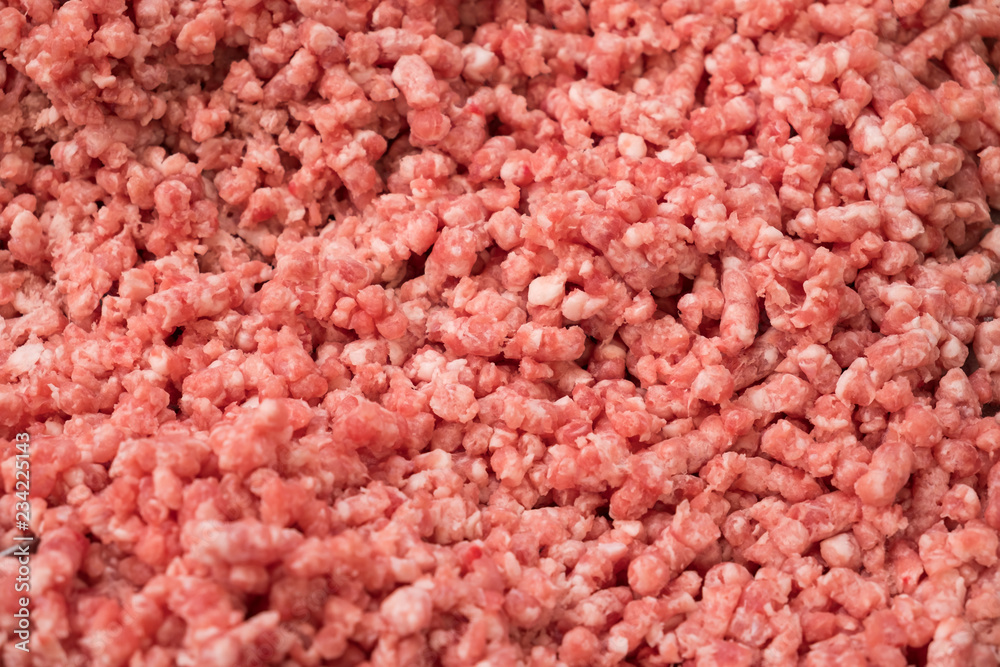 Fresh minced pork. Fresh minced pork.