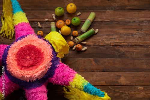 Piñata on table