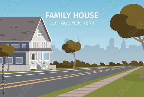The Concept of Family House Cottage For Rent