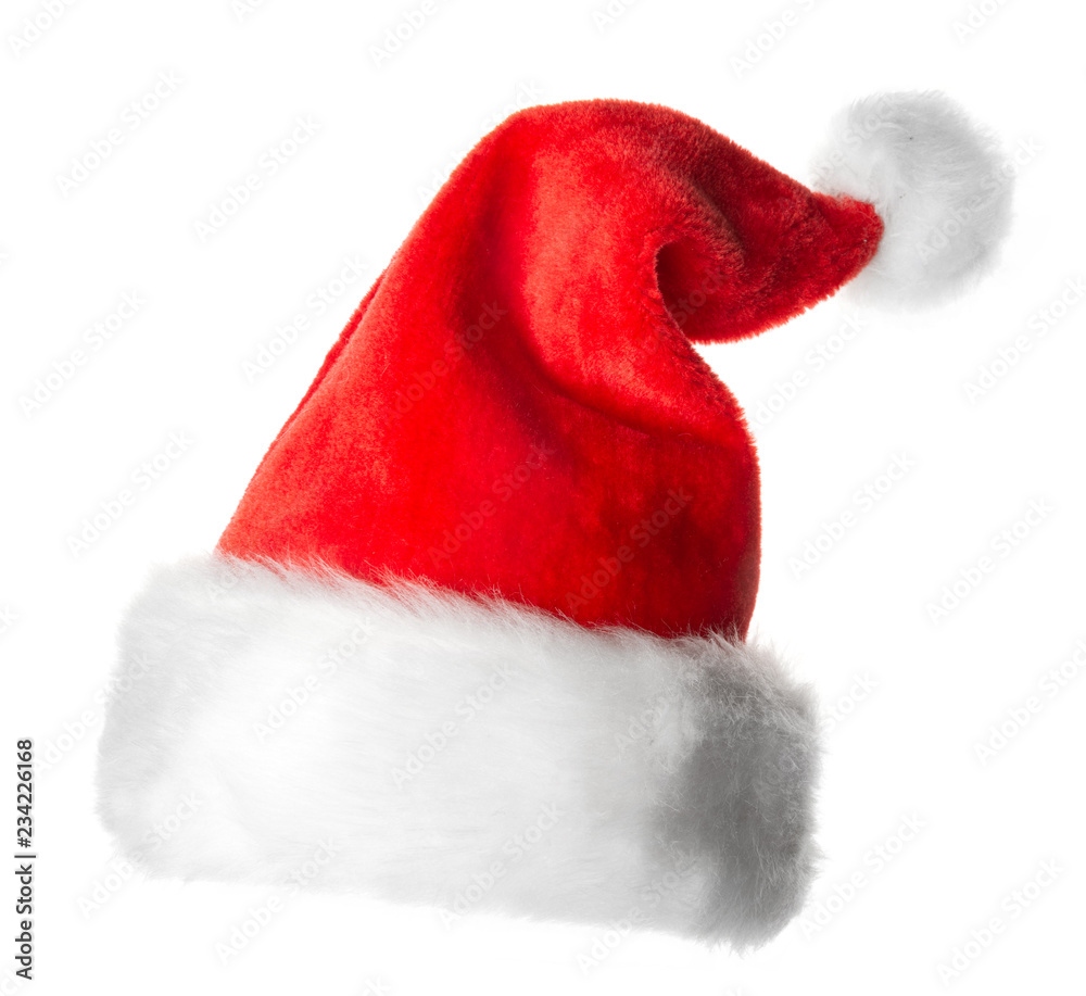 Santa Claus red hat isolated Santa Claus red hat isolated