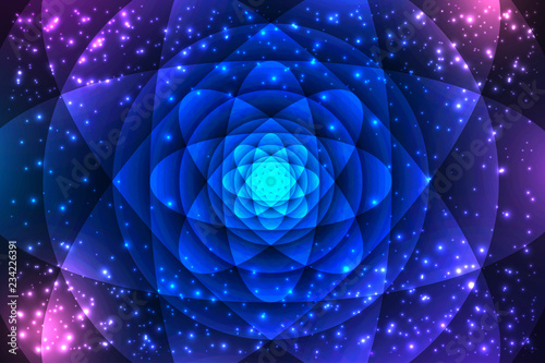 The science and mathematics abstract background with circles, cube, triangles and a lot of lines. Sacred geometry backdrop. The chemistry and astrology. Graphic elements for identity design.