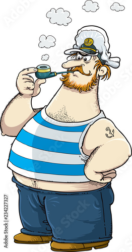 Sailor with a pipe