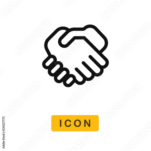 Deal vector icon