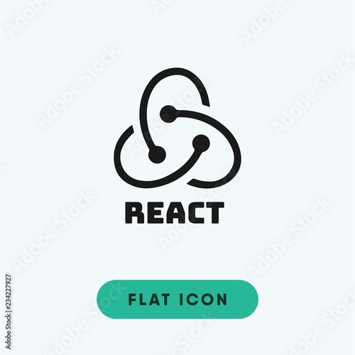 React vector icon
