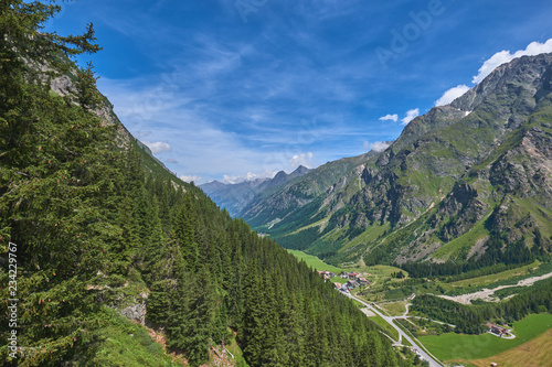 Austrian Alps. View of the valley. Tyrol © AntonSednev