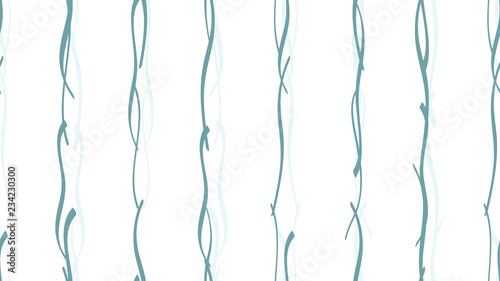 Easy pattern from smooth wavy color lines The element of beautiful design packaging, tiles, textiles, wallpapers, covers, cards, corporate identity Light calligraphic waves