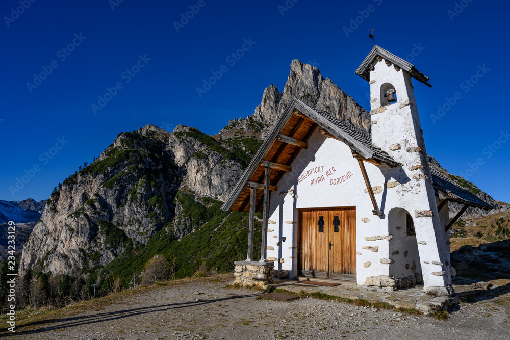 Sass de Stria, Chiesetta, Dolomiti