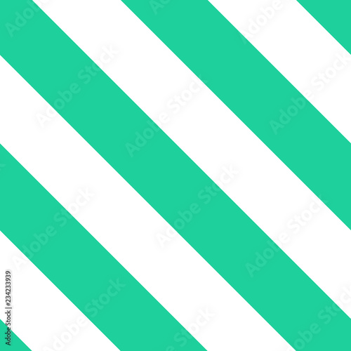 Seamless vector diagonal stripe pattern green and white. Design for wallpaper, fabric, textile. Simple background