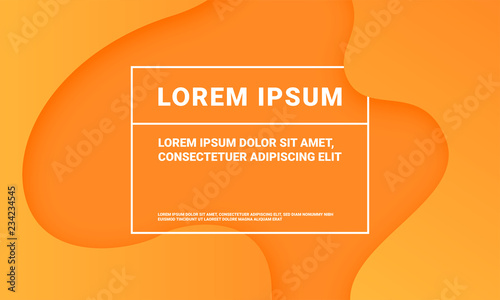 Minimal orange background. ...