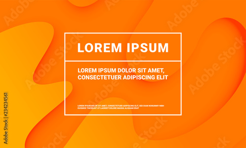 Abstract minimal orange bac...