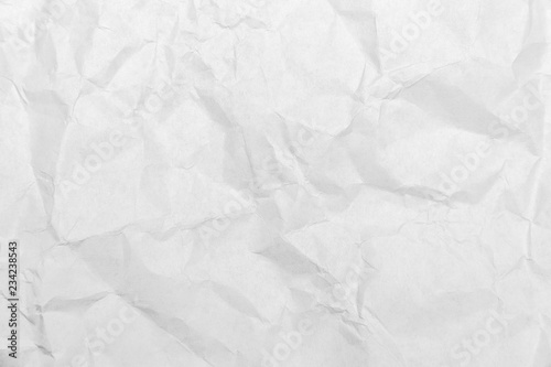 white crumpled paper background texture 