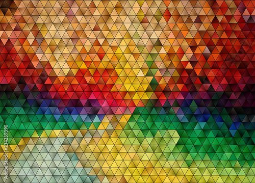 Triangular 3d, modern background