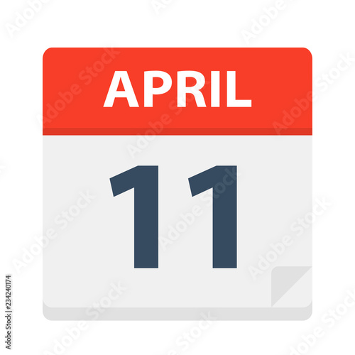 April 11 - Calendar Icon