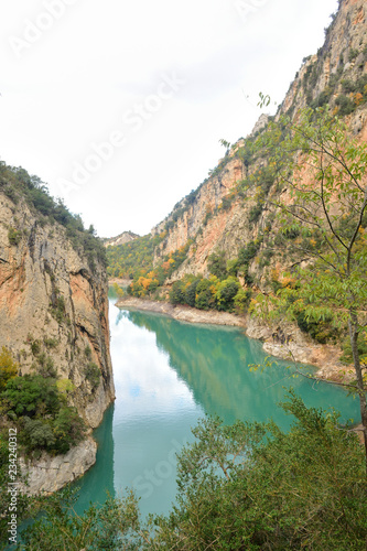 canyon of Congost de Mont-Rebei, Serra Montsec, La Noguera, Lleida province, Catalonia, Spain