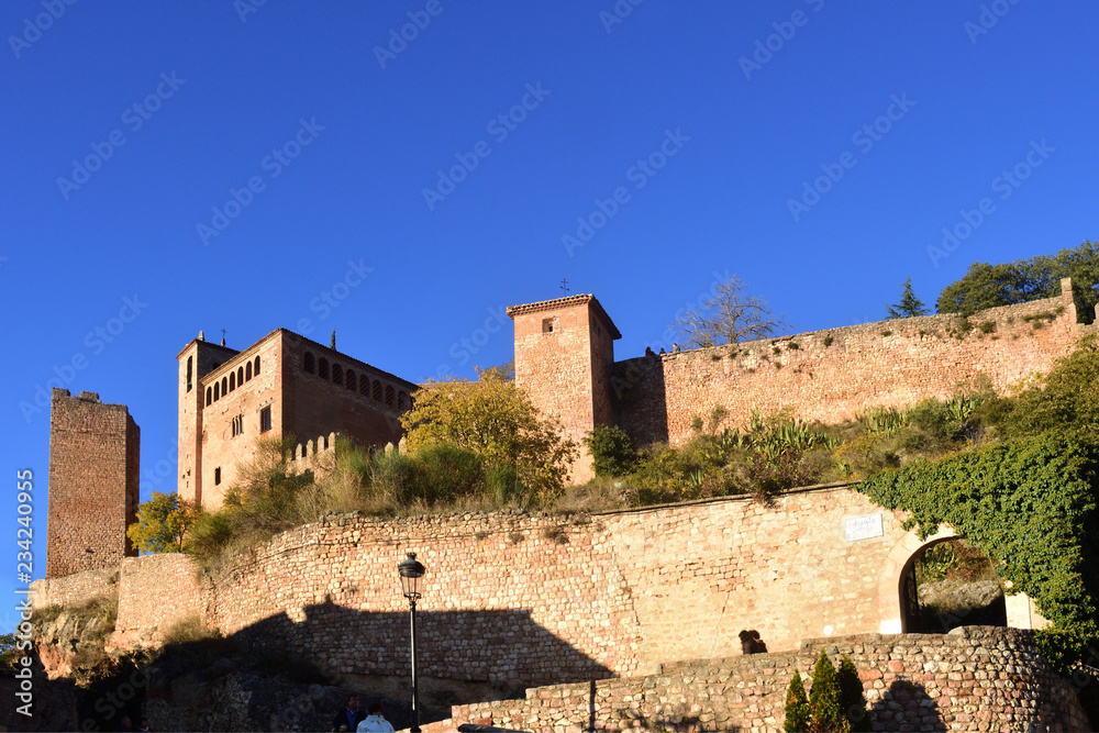  collegiate church of Santa Maria la Mayor, Alquezar, Somontano, Huesca province, Aragon, Spain.