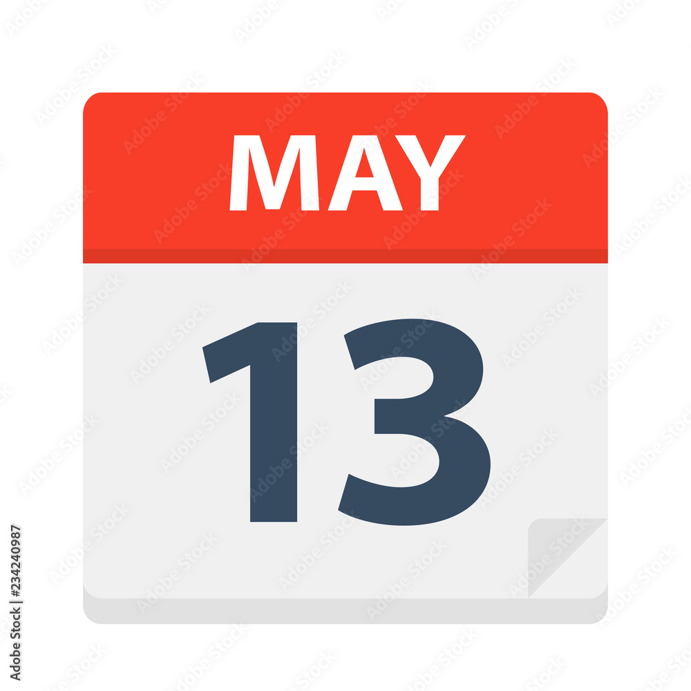 May 13 - Calendar Icon May 13 - Calendar Icon