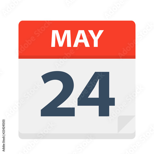 May 24 - Calendar Icon