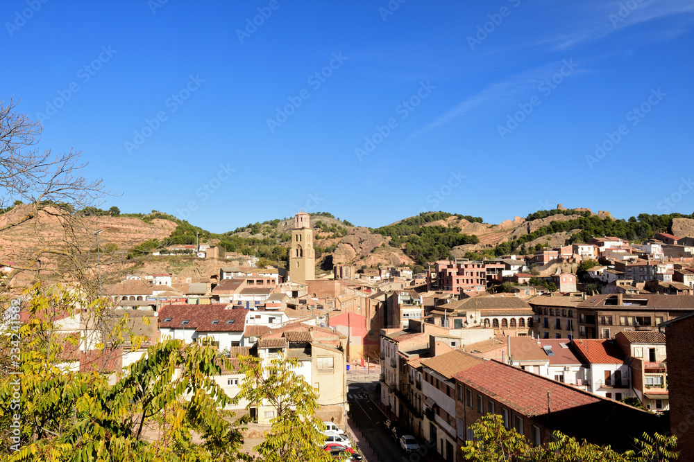 village of  Tamarite de Litera, Huesca province, Aragon, Spain
