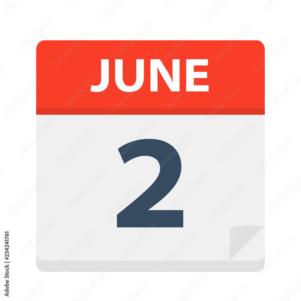 June 2 - Calendar Icon June 2 - Calendar Icon