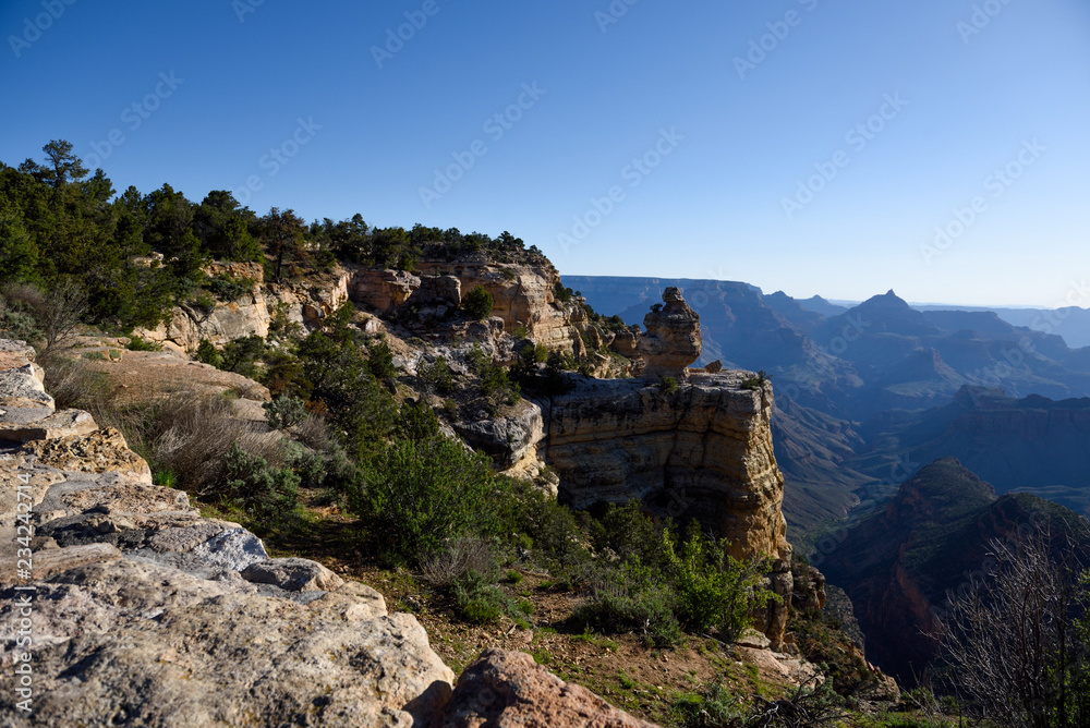 Naklejka premium Crossing America, one of the most interesting and provocative touristic experiences 
