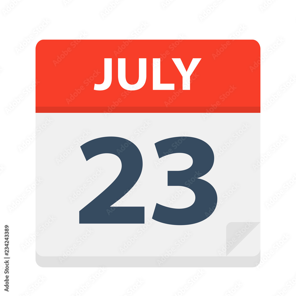 July 23 - Calendar Icon July 23 - Calendar Icon