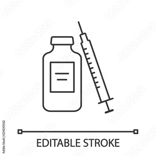 Neurotoxin linear icon