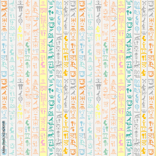 Background with Egyptian hieroglyphs