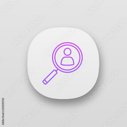 Staff searching app icon