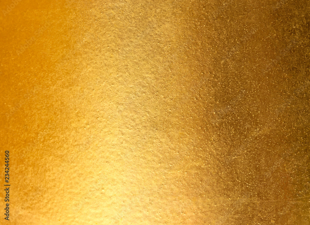 Shiny yellow leaf gold foil texture Shiny yellow leaf gold foil texture