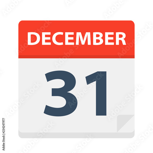 December 31 - Calendar Icon