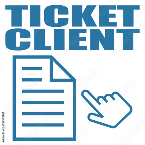 Logo ticket client.