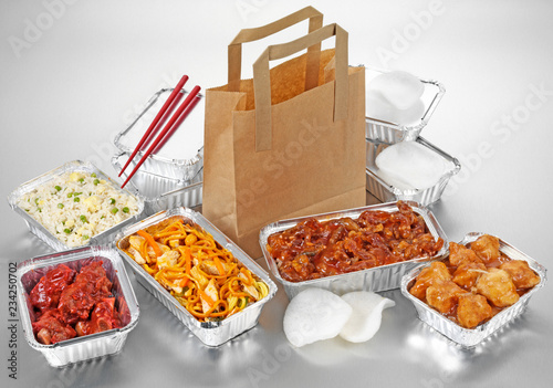CHINESE FOOD TAKEAWAY SELECTION