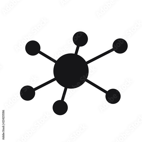 Hub network connection icon