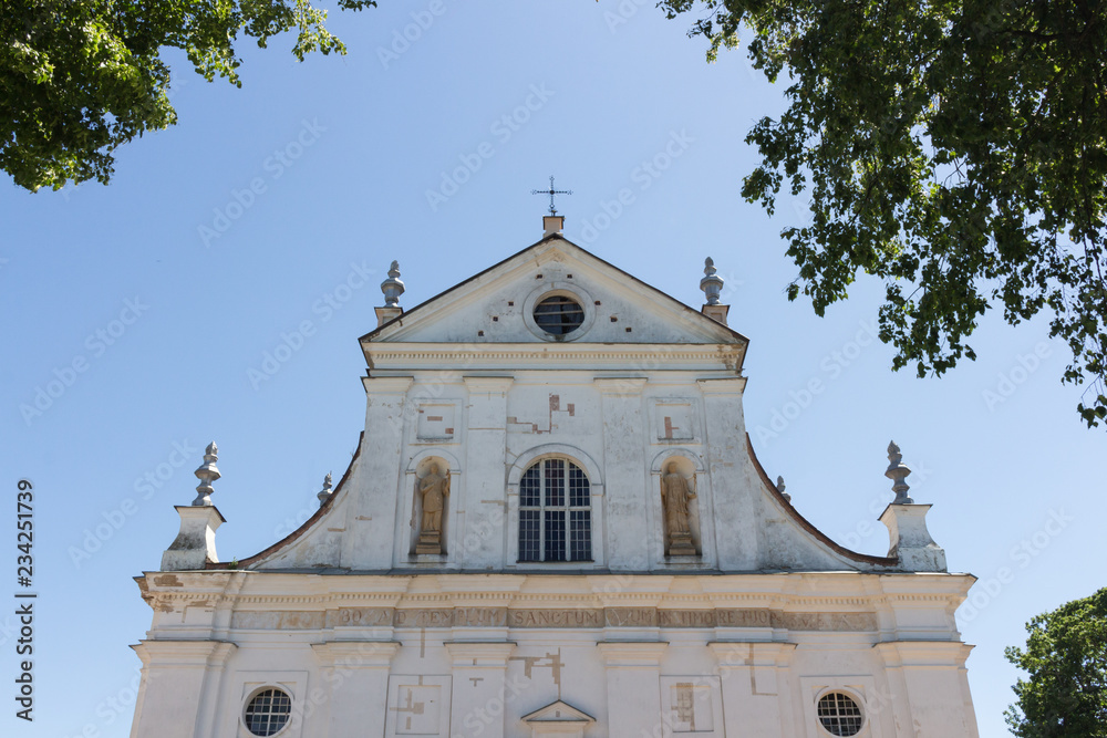 Church against the blue sky