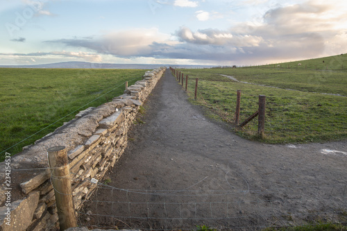 Farmer s path in Ireland