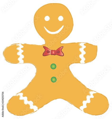 Christmas cookies decorative icon