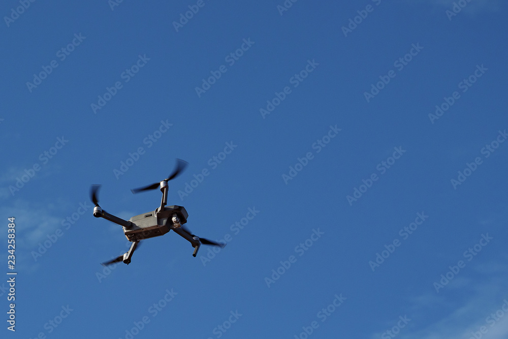 Fototapeta premium Drone quadcopter with digital camera