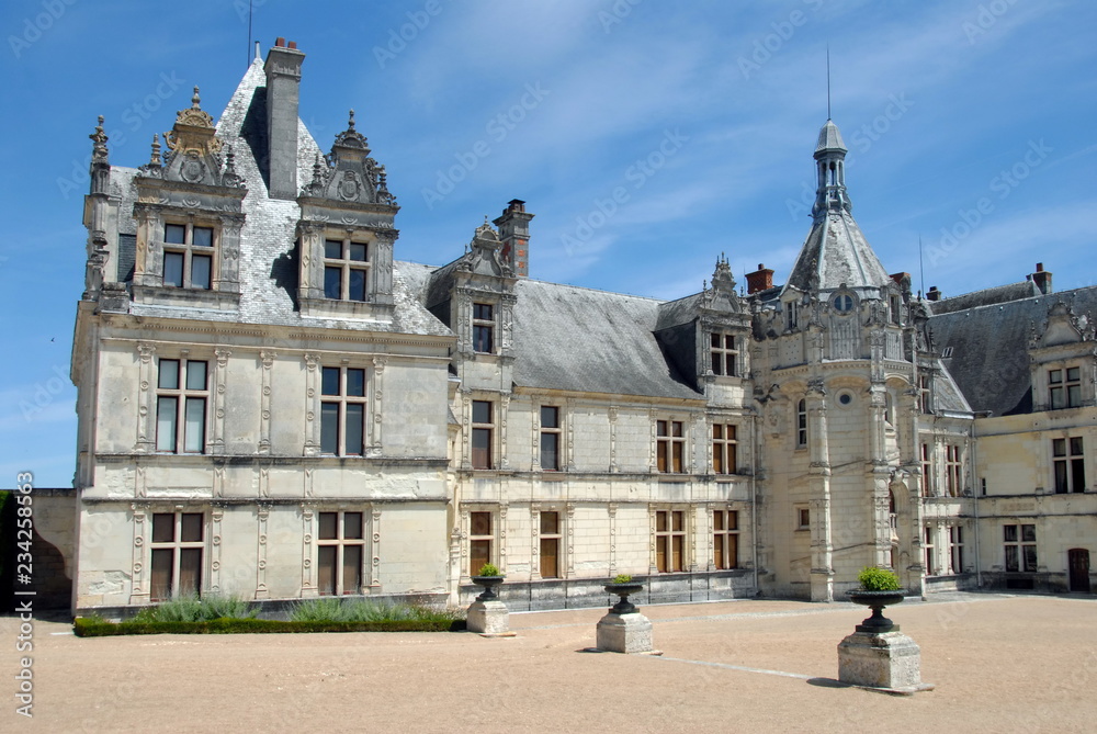 Château de Saint-Aignan, ville de Saint-Aignan-sur-Cher, département du Loir et Cher, France