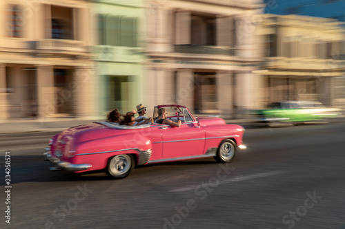 Classic car in Havana  Cuba.
